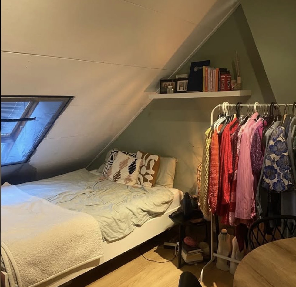 Kamer aan de Ternatestraat in Delft