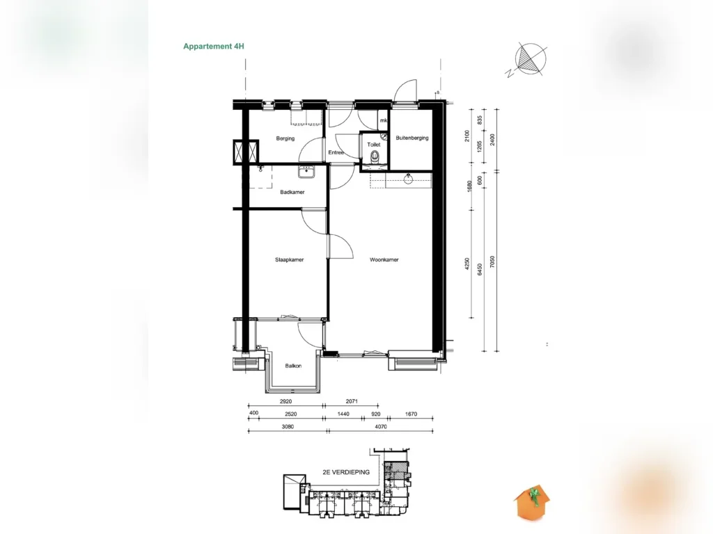 Appartement aan de Monseigneur van Kesselstraat in Vlijmen