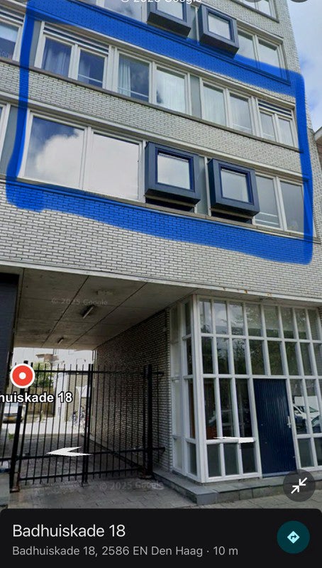 Appartement aan de Badhuiskade in Den Haag
