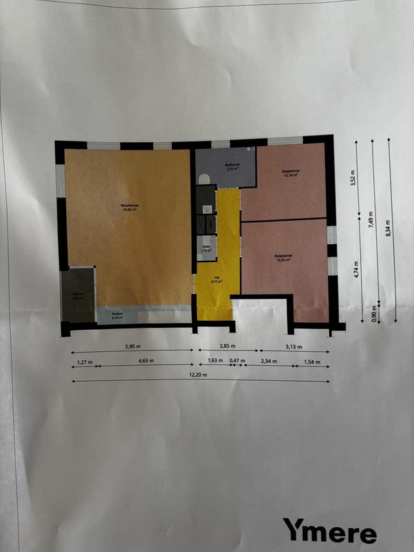 Appartement aan de Watervliet in Hoofddorp