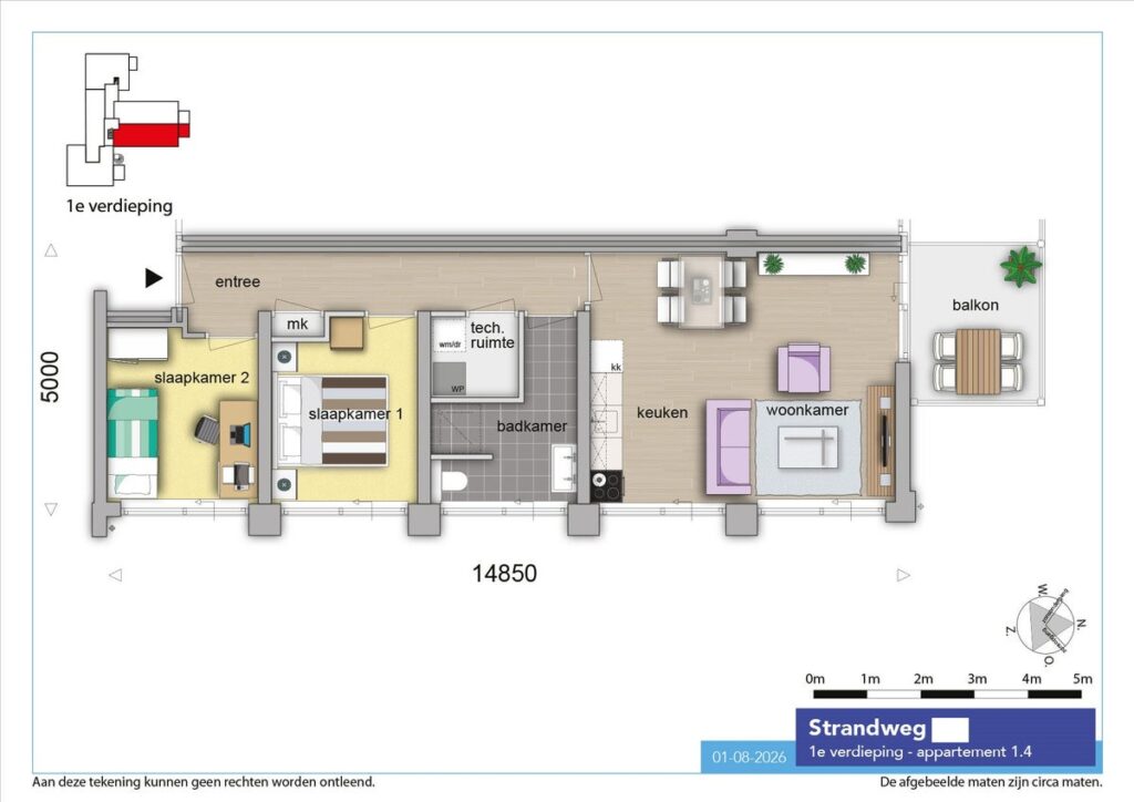 Appartement aan de Strandweg in Hoek van Holland (588510)