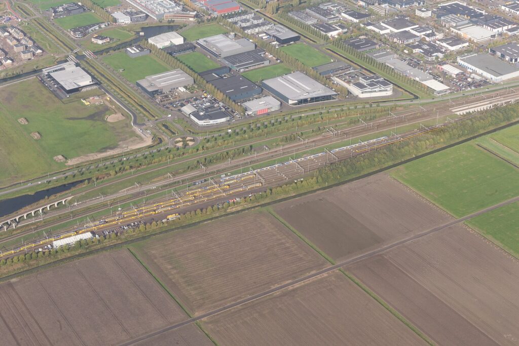 Huis huren in Hoofddorp — luchtfoto van Hoofddorp in de Haarlemmermeer