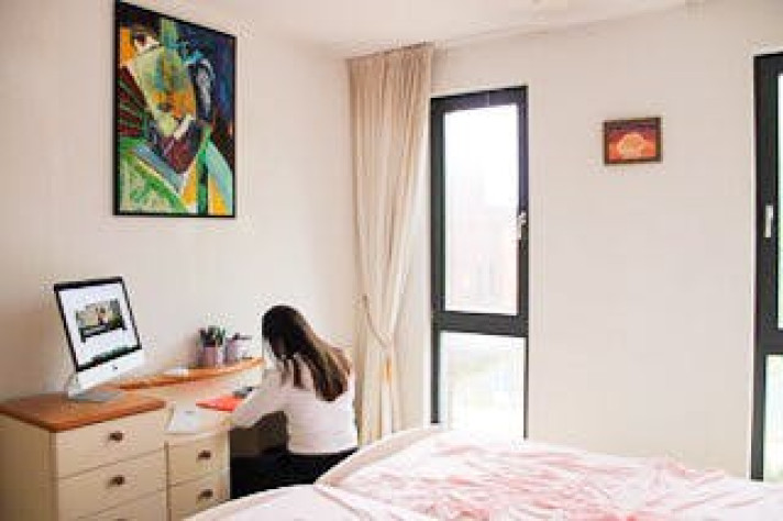Kamer aan de Hommelstraat in Rotterdam